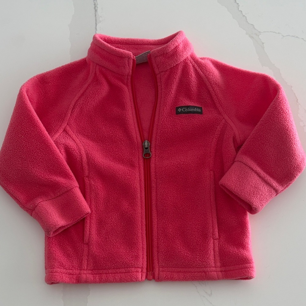 Columbia Vibrant Pink Fleece Jacket